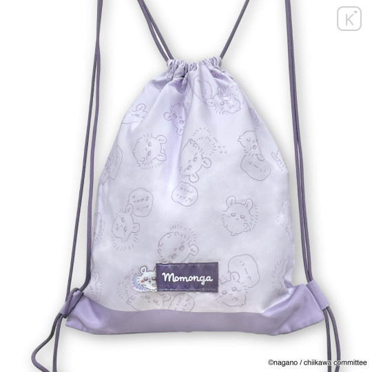 Japan Chiikawa Drawstring Knapsack - Momonga - 1