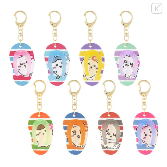 Japan Chiikawa Secret Trading Keychain - Shisa Souvenir Shop Beach Sandal Blind Box - 1