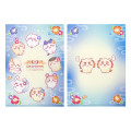Japan Chiikawa A4 Hologram Clear File - Shisa Souvenir Shop Hibiscus Everyone - 1