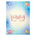 Japan Chiikawa A4 Hologram Clear File - Shisa Souvenir Shop Hibiscus Everyone - 5