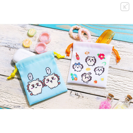 Japan Chiikawa Mini Drawstring Bag Set - Shisa : Shisa Festival - 4