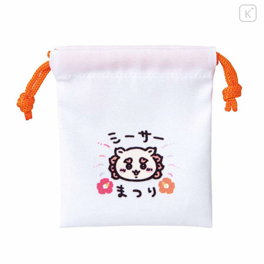 Japan Chiikawa Mini Drawstring Bag Set - Shisa : Shisa Festival - 6