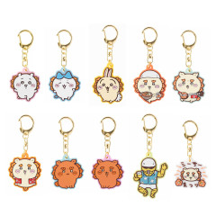 Japan Chiikawa Trading Rubber Mascot Keychain Box Set - Shisa Festival