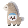 Japan Chiikawa Plush Badge Set - Chiikawa & Hachiware & Usagi : Become a Horse - 7