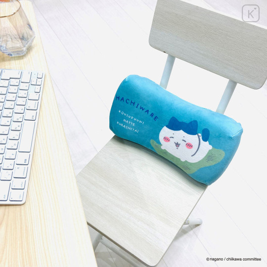 Japan Chiikawa Mini Relax Pillow - Hachiware - 3