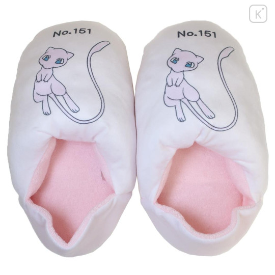 Japan Pokemon Fluffy Room Slippers - Mew - 1