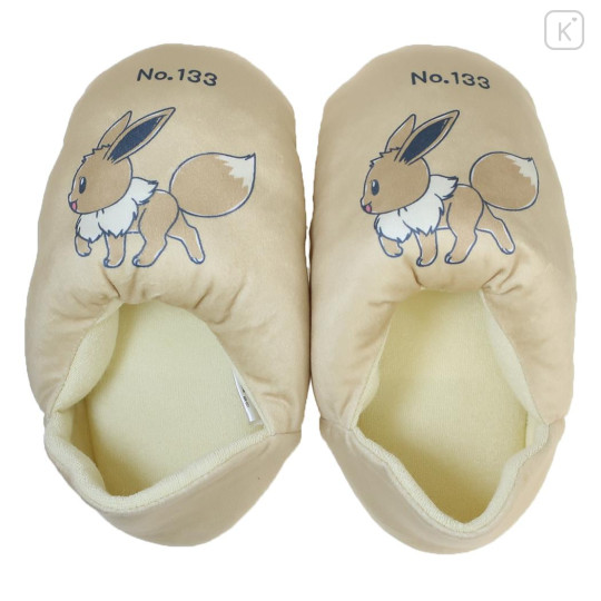 Japan Pokemon Fluffy Room Slippers - Eevee - 1