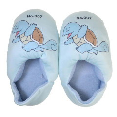 Japan Pokemon Fluffy Room Slippers - Squirtle