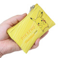 Japan Pokemon Mini Flat Pouch Multi-Case with Carabiner - Pikachu : Smash Color - 2
