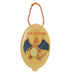 Japan Pokemon Mini Accessory Case Keychain - Charizard : Smash Color Rubber