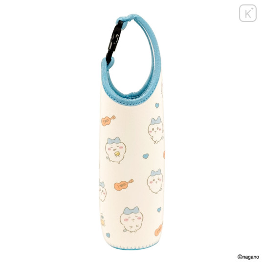 Japan Chiikawa Plastic Bottle Holder Carrier - Hachiware : Heart - 1
