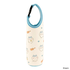 Japan Chiikawa Plastic Bottle Holder Carrier - Hachiware : Heart