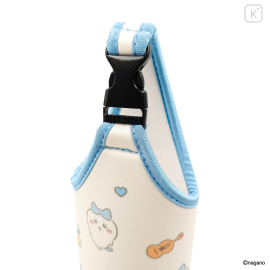 Japan Chiikawa Plastic Bottle Holder Carrier - Hachiware : Heart - 8