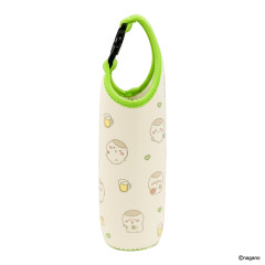 Japan Chiikawa Plastic Bottle Holder Carrier - Kuri Manju : Heart