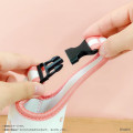 Japan Chiikawa Plastic Bottle Holder Carrier - Kuri Manju : Heart - 4