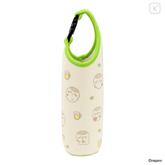 Japan Chiikawa Plastic Bottle Holder Carrier - Kuri Manju : Heart - 5