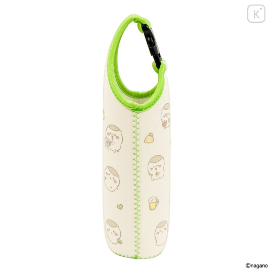 Japan Chiikawa Plastic Bottle Holder Carrier - Kuri Manju : Heart - 6