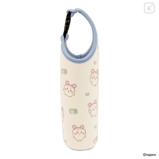Japan Chiikawa Plastic Bottle Holder Carrier - Furuhonya Kani-chan : Heart - 5