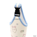 Japan Chiikawa Plastic Bottle Holder Carrier - Furuhonya Kani-chan : Heart - 8
