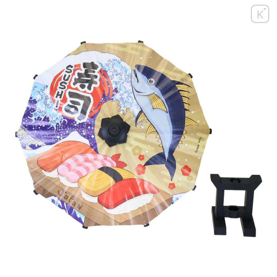 Japan Action Mascot Ballpoint Pen - Traditional Umbrella Stand Sushi - 1
