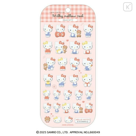 Japan Sanrio Milky Mellow Sticker - Hello Kitty - 1