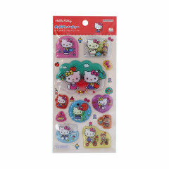 Japan Sanrio Cotton Candy Capsule Sticker - Hello Kitty
