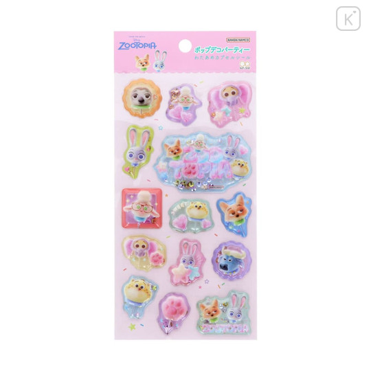 Japan Disney Cotton Candy Capsule Sticker - Zootopia - 1