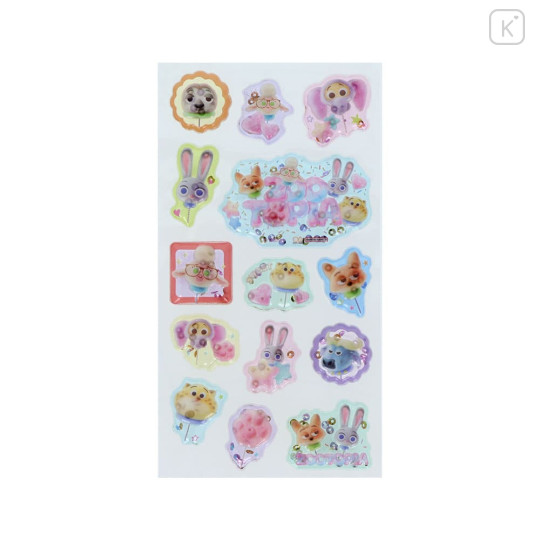 Japan Disney Cotton Candy Capsule Sticker - Zootopia - 2
