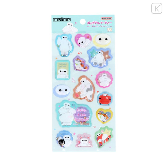 Japan Disney Cotton Candy Capsule Sticker - Baymax - 1