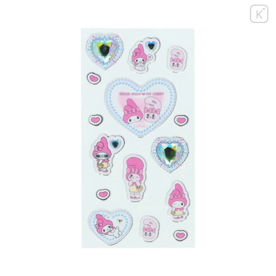 Japan Esther Bunny × Sanrio Glitter Jewel Sticker - My Melody : B - 2