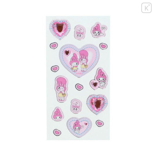 Japan Esther Bunny × Sanrio Glitter Jewel Sticker - My Melody : A - 2
