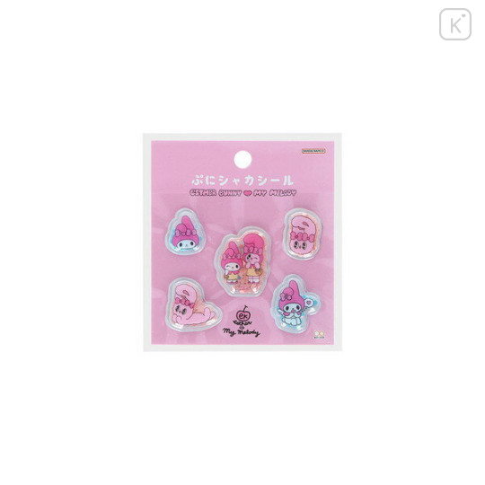 Japan Esther Bunny × Sanrio Squishy Shaker Stickers - My Melody : A - 1