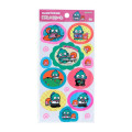 Japan Sanrio Fluorescent Retro Sticker - Hangyodon : Pop - 1