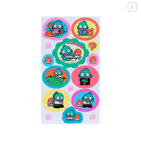 Japan Sanrio Fluorescent Retro Sticker - Hangyodon : Pop - 2