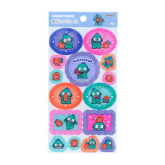 Japan Sanrio Fluorescent Retro Sticker - Hangyodon : Checkered