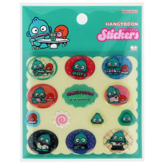 Japan Sanrio Puffy Stickers - Hangyodon : Pop