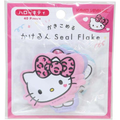 Japan Sanrio Writable Seal Flakes - Hello Kitty : Gal