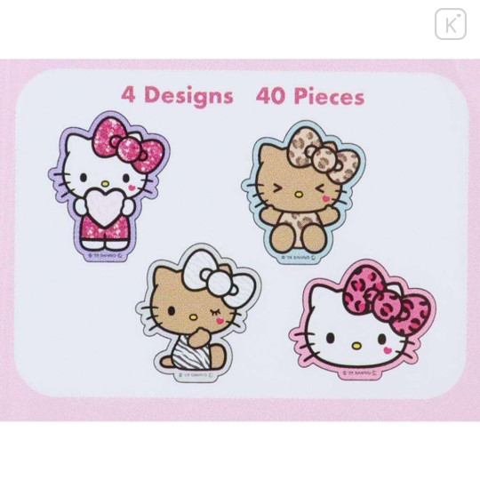 Japan Sanrio Writable Seal Flakes - Hello Kitty : Gal - 2