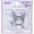 Japan Sanrio Writable Seal Flakes - Kuromi - 1