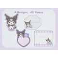 Japan Sanrio Writable Seal Flakes - Kuromi - 2