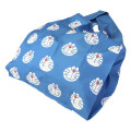 Japan Doraemon Eco Shopping Bag With Pouch - Doraemon : Line Up Funny Face - 2