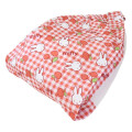 Japan Miffy Eco Shopping Bag With Pouch - Gingham Cherry - 2