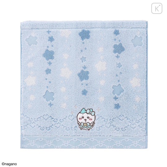 Japan Chiikawa Wash Towel - Hachiware : Super Magical Chiikawa Blue - 1