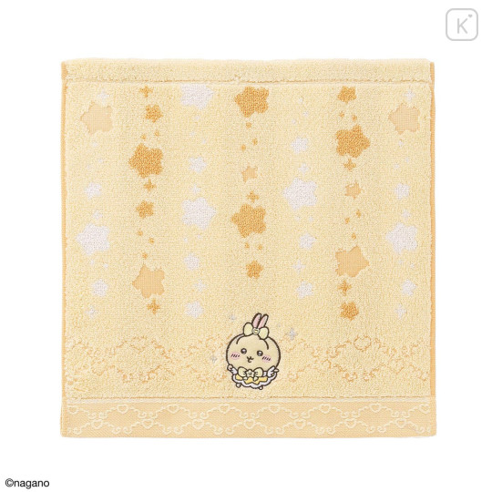Japan Chiikawa Wash Towel - Usagi : Super Magical Chiikawa Yellow - 1