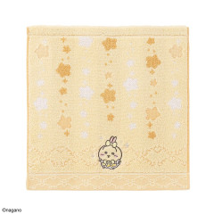 Japan Chiikawa Wash Towel - Usagi : Super Magical Chiikawa Yellow