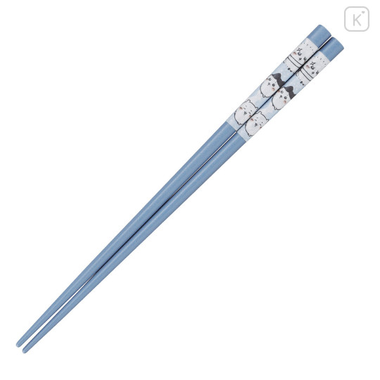 Japan Chiikawa Color Chopsticks 21cm - Chiikawa & Hachiware & Rakko : Blue - 1