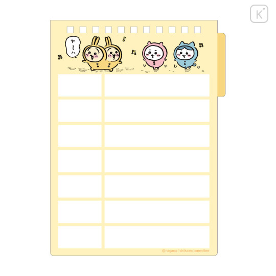 Japan Chiikawa Whiteboard Memo - Chiikawa & Hachiware & Usagi : Pink - 6
