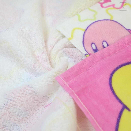 Japan Kirby Shirred Face Towel Set - Kirby : Star Pink - 2