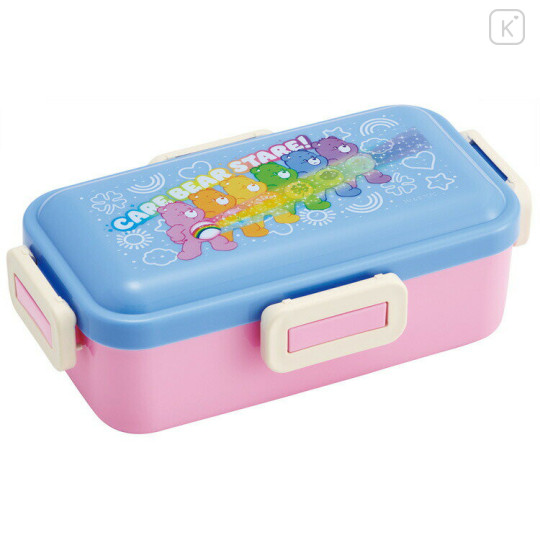 Japan Care Bears Bento Lunch Box 530ml - Blue Pink - 1