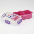 Japan Care Bears Bento Lunch Box 530ml - Purple Pink Clear - 2